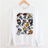 All Chibi Characters Detective Conan Unisex Sweatshirt