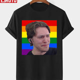 Jerma Gay Pride Flag Unisex T-Shirt