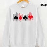Alice In Borderland Buildings And Playing Cards Unisex T-Shirt
