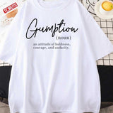 Gumption Definition Word Nerd Unisex T-Shirt