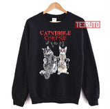 Cat Corpse Cannibal Corpse Parody Unisex Sweatshirt
