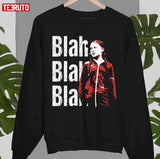 Grunge Greta Thunberg Blah Blah Blah Unisex T-Shirt