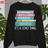Its A Coho Thing Book Stack Trending Unisex Sweatshirt