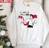 All I Want For X Mas Is Hugh Sweatshirt