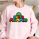 Green Super Mommio Funny Mommy Mothers Day Unisex T-Shirt