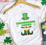 Irish Happy Saint Patricks Day 2022 Shenanigans Squad Unisex T-Shirt