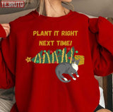 Cat Destroys Christmas Tree Unisex Sweatshirt