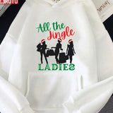 All The Jingle Ladies Funny Cheeky Christmas Design Unisex Sweatshirt