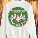 Cake Tree Farm Christmas Unisex Sweatshirt