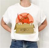 Guilmon Playing In A Box Digimon Unisex Sweatshirt