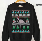 Christmas Mask Feliz Navidad Unisex T-Shirt