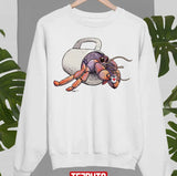 Coffee Or Tea Hermit Crab Unisex Sweatshirt