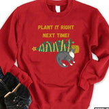 Cat Destroys Christmas Tree Unisex Sweatshirt