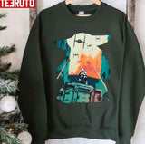 Green Sun Grogu Star Wars Yoda Art Unisex T-shirt