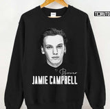 Drawing Jamie Campbell Bower Unisex Sweatshirt