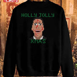 Faux Knitted Holly Jolly Xmas Unisex Sweatshirt