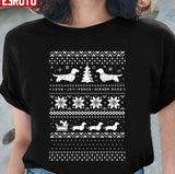 Dachshunds Christmas Sweater Pattern Unisex Sweatshirt