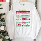 Christmas Rules Cute And Funny Christmas Jumper Sweatshirt
