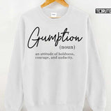 Gumption Definition Word Nerd Unisex T-Shirt