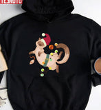 Christmas Siam Cat Cute Design Cat Lover Unisex Sweatshirt