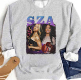 90s Collage Design Sza Sos Meme Unisex Sweatshirt