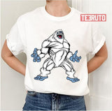 Funny Abominable Snowman Graphic Design Unisex T-Shirt
