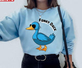 Funky Duck Vulfpeck Design Unisex Sweatshirt