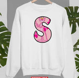 Confusing Face Letter S Pink Panther Unisex Sweatshirt