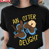 An Otter Delight Chibi Unisex Sweatshirt