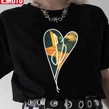 Green Love The Smashing Pumpkins Band Logo Unisex T-Shirt