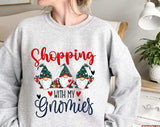 Hearts To You Shopping With My Gnomies Unisex Sweatshirt