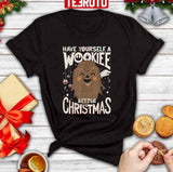 Have Yourself A Wookiee Little Christmas Sketched Star Wars Wookiee Chewbacca Unisex Sweatshirt