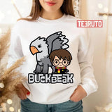 Cartoon Harry Potter And Buckbeak Unisex T-Shirt