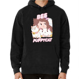 Collage Design Bee And Puppycat Cartoon Unisex T-Shirt