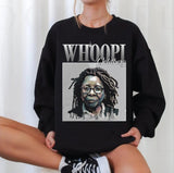 Collage Design Portrait Whoopi Goldberg Unisex Sweatshirt