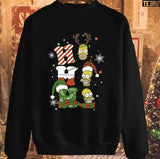 Hohoho Homer Simpson Christmas The Simpsons Cartoon 90s Unisex Sweatshirt