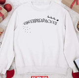 Gingerbreadacious Christmas Pun Unisex Sweatshirt