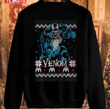 Christmas Marvel Venom Pattern Ugly Unisex Sweatshirt