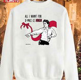 All I Want For X-Mas Is Hugh Grant Unisex Sweatshirt