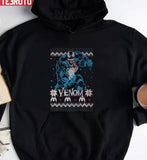 Christmas Marvel Venom Pattern Ugly Unisex Sweatshirt