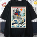 Gundam Japanese Great Wave Unisex T-Shirt