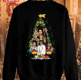 Bruno Mars Christmas Tree Funny Face Design Unisex Sweatshirt
