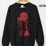 Grunge Distressed Lycoris Recoil Anime Characters Chisato Nishikigi Unisex T-shirt