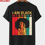 Grunge Black History Month Afro Melanin Black Women Afro American Unisex T-shirt