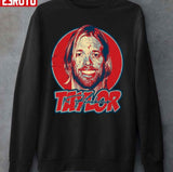 Foo Fighter Drummer Taylor Hawkins Smile Pop Retro Unisex Sweatshirt