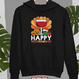 Happy Hallothanksmas Wine Unisex Sweatshirt