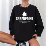 Greenpoint Brooklyn Ny White Unisex Sweatshirt