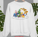 Decorating Christmas Tree Winnie The Pooh Unisex Sweatshirt