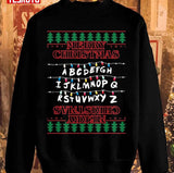 Christmas Lights Stranger Things Pattern Unisex Sweatshirt