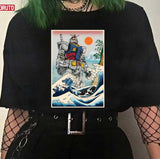 Gundam Japanese Great Wave Unisex T-Shirt